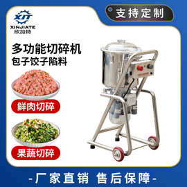 不锈钢食品切菜机切碎机 大型果菜汁设备 大容量辣椒姜蒜切碎器