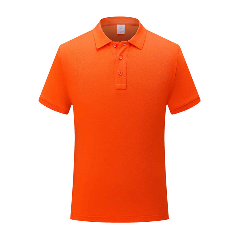 Nano algodón de alta gama de negocios casuales de color sólido camiseta de manga corta con solapa cultura masculina y femenina polo ropa de trabajo personalizada