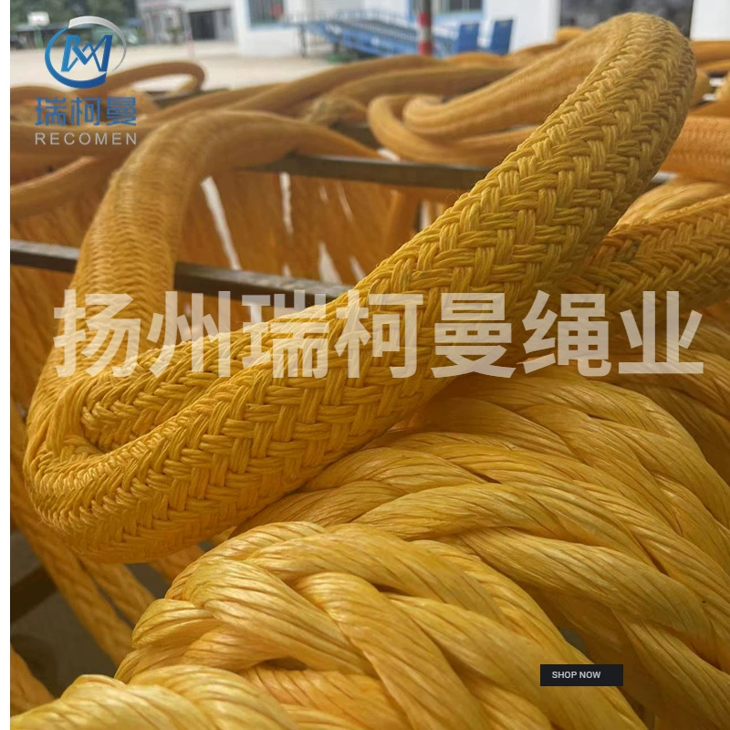 Поставка полиэтилена двенадцать прядь канат швартовые веревки наводнений устойчивостью спасательные веревки полимерный кабель