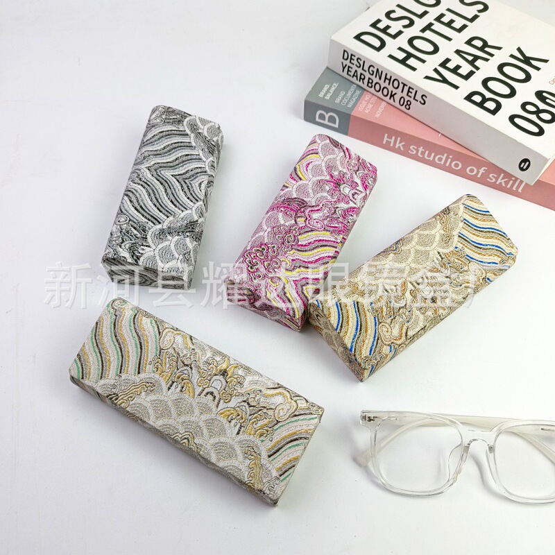 Handmade glasses box in stock wholesale new Chinese trend anti-pressure glasses box anti-fall anti-pressure national style advanced glasses box Handmade glasses box in stock wholesale new Chinese trend anti-pressure glasses box anti-fall anti-pressure national style advanced glasses box