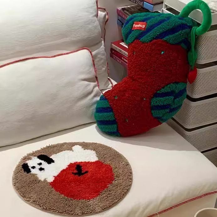 シートクッション厚い植毛クッションアメリカンタフテッドソファクーラークルスター模造カシミヤクッション家庭用滑り止め椅子クッション|undefined
