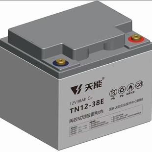 天能UPS蓄电池TN12-38E12v38ah阀控式铅酸免维护电池 EPS机房电源