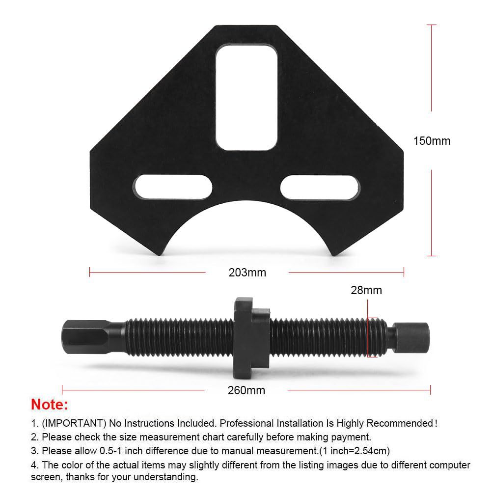 40100 extractor de cubo de rueda extractor de concentrador herramienta de desmontaje de disco de freno Ruyi
