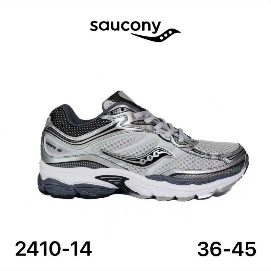 跨境Saucony索康尼PROGRID OMNI全擎9时尚跑步鞋减震耐磨厚底老爹 鞋厂家批发实拍图