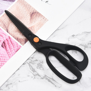 Factory wholesale new stainless steel household scissors black blade sewing scissors handmade cloth cutting scissors sewing fabric scissors clothing scissors