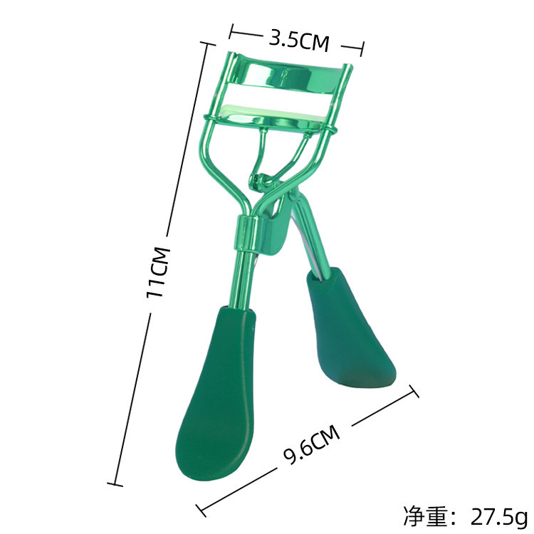 カラーカールまつ毛クリップまつ毛補助器携帯型美化粧ツールアヒル舌柄プラスチック広角まつ毛クリップ|undefined