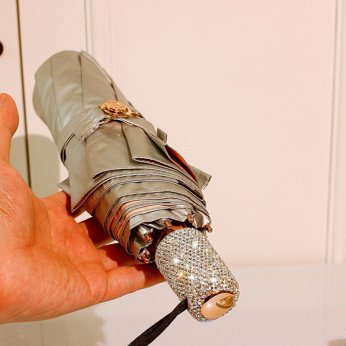 XZ9140 다이아몬드 이중층 태양 접는 우산