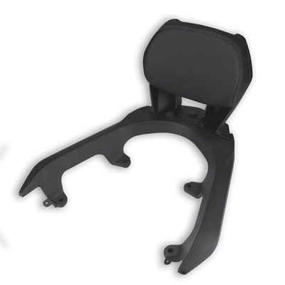 Suitable for Honda Ns150Gx Rear Backrest, Ns150Gx Motorcycle Integrated Backrest Modification Part, Rear Passenger Leather (Motorcycle tail) - black