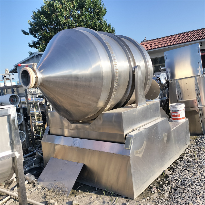 出售二手不锈钢二维混合机  工业颗粒混合设备 化工真空混合机