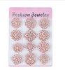 Fashionable metal brooch, accessory lapel pin, pin, European style, wholesale