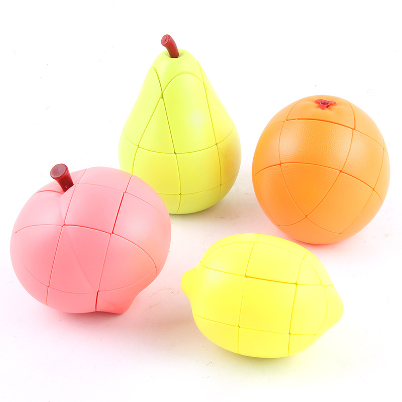 Panxin juego de cubo de frutas serie melocotón limón Cubo de giro nuevo juguete de ventilación de descompresión exótica FX7870