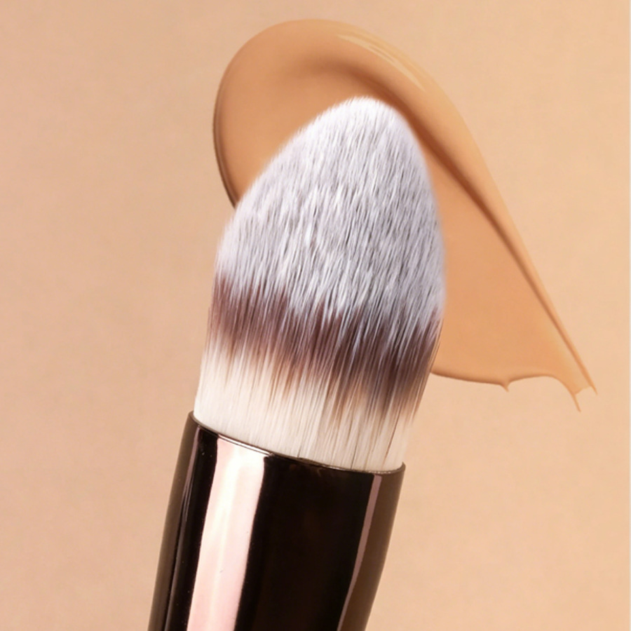 6-teiliges Makeup-Pinsel-Set mit Foundation-, Puder-, Rouge-, Concealer-, Eyeliner- und Augenbrauenpinsel