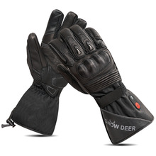 新款充电加热手套冬款摩托车电动车骑行电暖电热新款智能发热手套