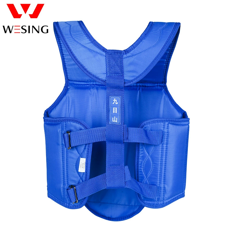 九日山 Oxford Black Body Bad Fighting Breast Protective Children Sanda Training Armor Cross -border Wholesale