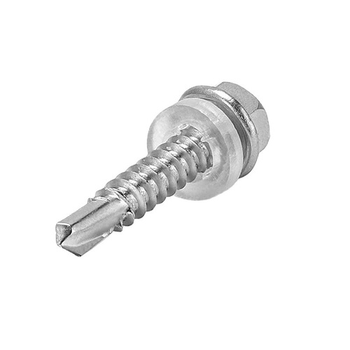 410 stainless steel external hexagon drill tail screws Washer self-tapping self-drilling dovetail screws with glue M4.2M4.8-M6.3