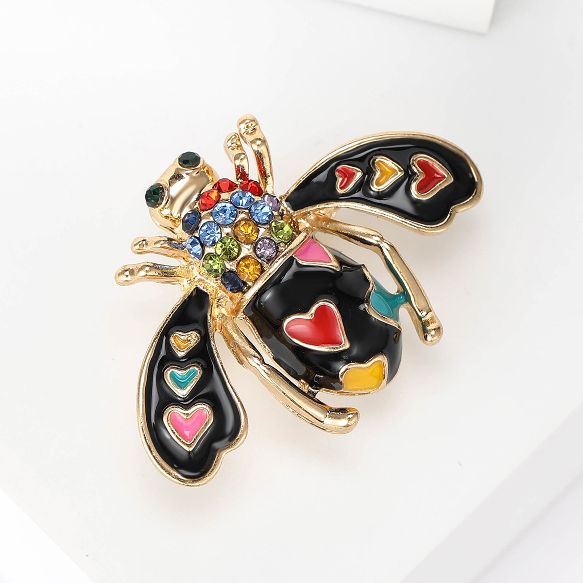 11g Weight Brooches Classification Holiday, Banquet Occasion Alloy Material Insect Pattern All Seasons Season Women's Gender Enamel Design Casual, Cute Style Casual Cute Pin Insect Alloy Enamel Women's Brooches 5