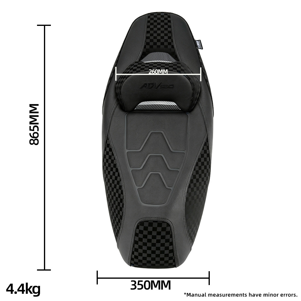 New model suitable for 2022-2026 Honda ADV160 motorcycle, modified seat cushion with lumbar support