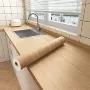 阻燃防油防水自粘墙纸