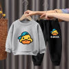 Children's set for boys, clothing, warm sweatshirt girl's, wholesale, Korean style, children's clothing