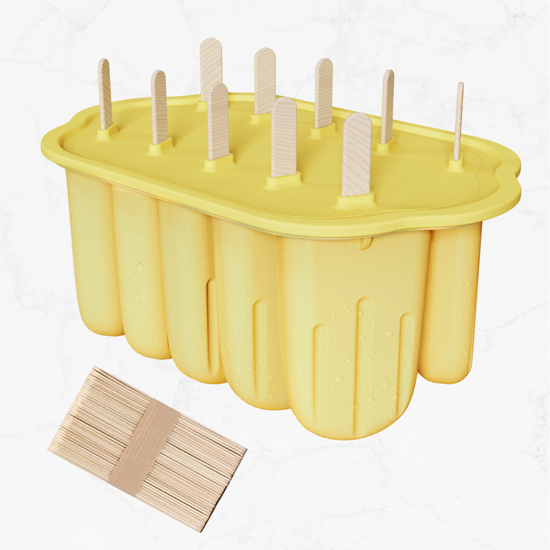 Amazon の人気の自家製アイスクリーム型アイスキャンデー夏の家庭用食品グレードのシリコーンアイスクリーム型卸売|undefined