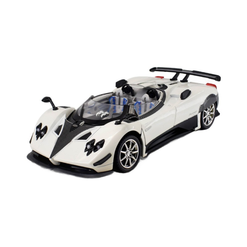 Nuevo modelo de coche austriaco 1:24 Pagani Zongta HP aleación convertible modelo de coche deportivo decoración atrás juguetes para niños