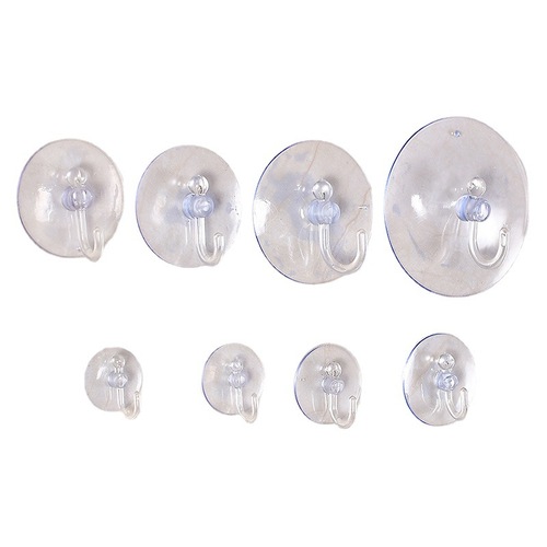 Super strong transparent suction cup hook for two yuan store, kitchen tile traceless suction hook, bathroom toilet strong clothes hanging hook