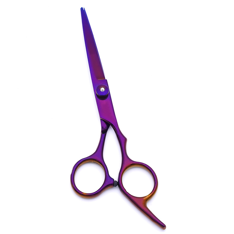 Tijeras de pelo directo de fábrica tijeras de peluquería profesional estilista de acero inoxidable tijeras planas flequillo tijeras de dientes finos tijeras para mascotas