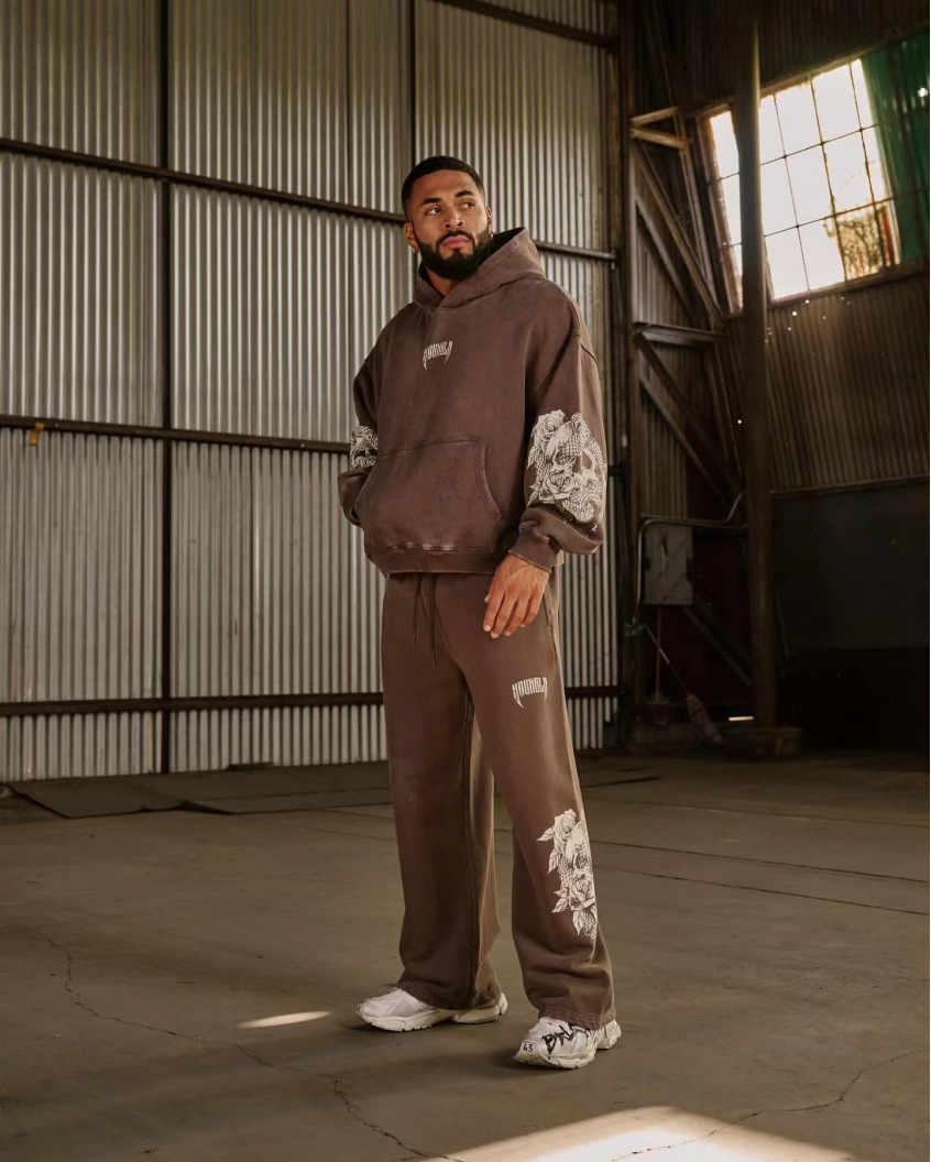 Ropa para hombre, trajes casuales de moda, nuevos otoño e invierno, sudaderas deportivas y pantalones deportivos para hombres y mujeres, trajes de dos piezas_voghion.com