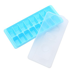 廠家直銷 批發 帶蓋16格塑料冰格 製冰模具冰塊盒廚房儲冰盒DIY