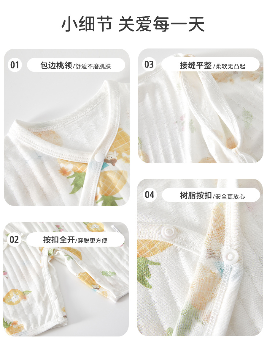 Traje de mariposa de verano para bebés recién nacidos 0-6 meses de ropa para bebés hombres y mujeres mameluco transpirable deshuesado