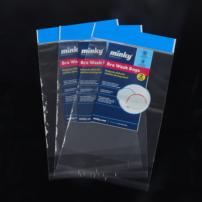 CPP卡头袋25*35CM挂孔透明塑料包装袋子现货批发内裤袜子自粘袋