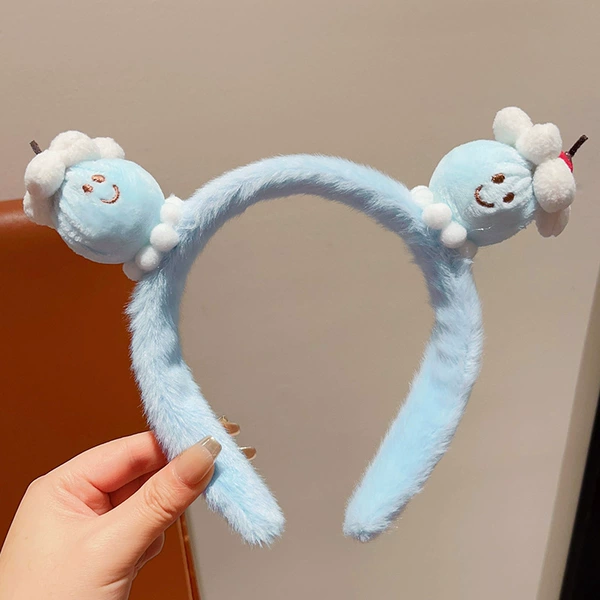 Blue, cream