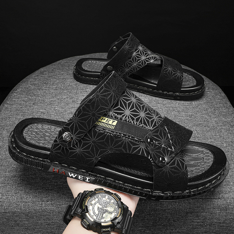 Sandals Men's Summer New Versatile Casual Comfortable Sandals High-Value Non-Slip Wear-Resistant Sports Student Beach Sandals