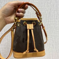 有名な職人が適用するlv nanonoeライナーバッグミニミニバケットバッグサポート巾着収納インナーバッグ耐摩耗性