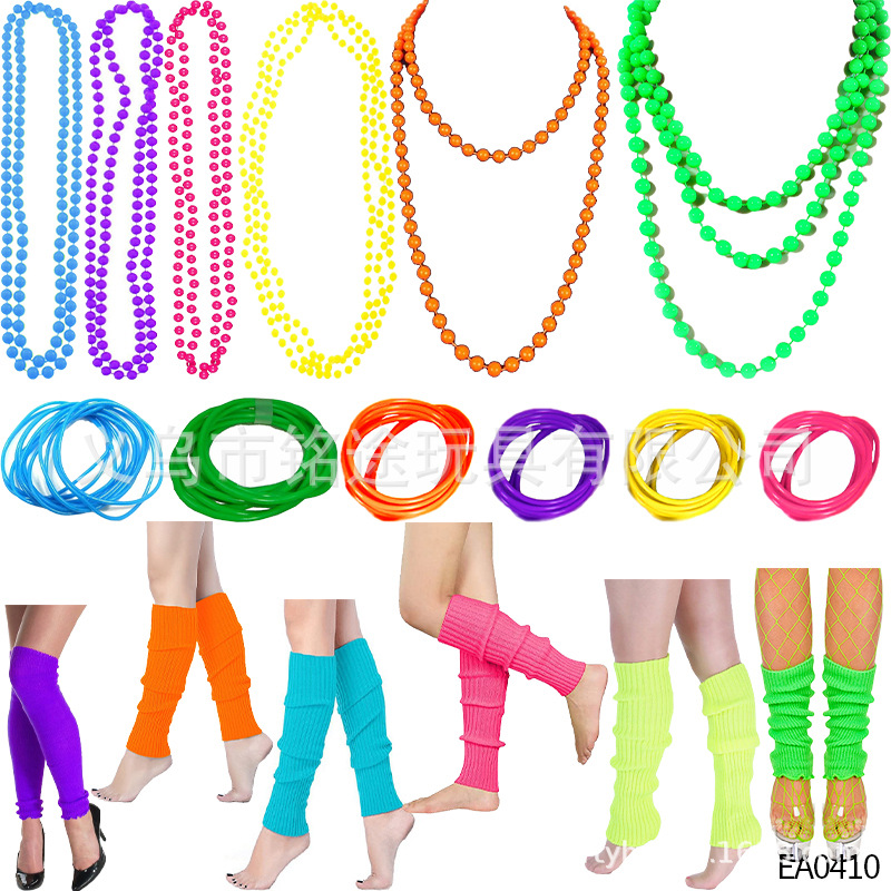 1980 s 80s traje collar pulsera falda de gasa guantes brazalete 80s Flapper girl dress