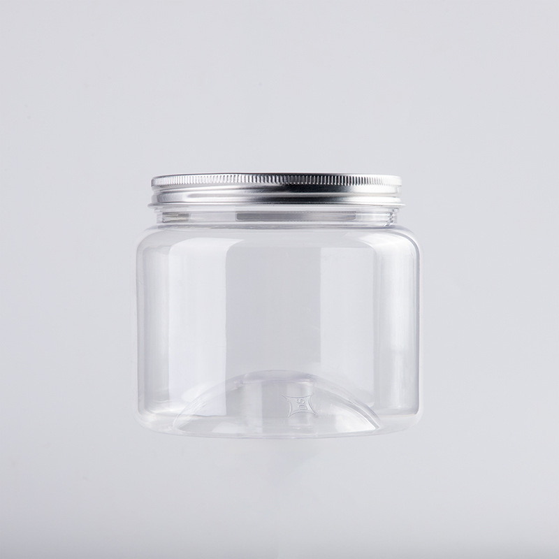 100口径坚果罐子食品级pet塑料罐 透明大肚食品罐蜜饯果脯包装罐
