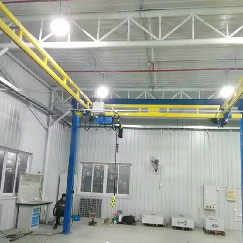 上海晔创起重组合式桁架刚性KBK轨道起重机1t电动单梁悬挂KBK行吊