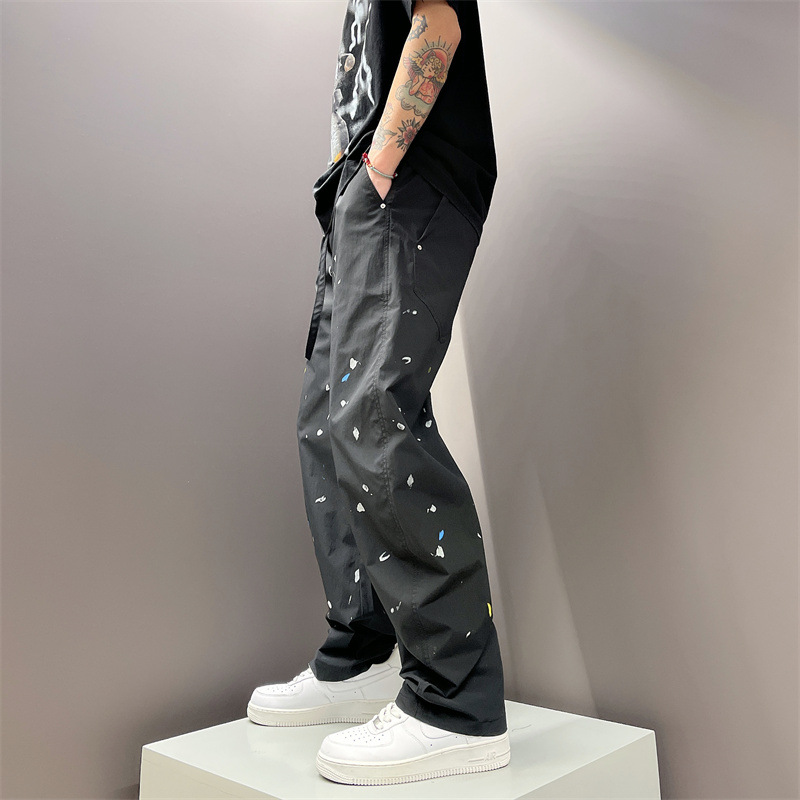 Herren Jeans Im Loose Fit High Street Stil Robuste Freizeithose_voghion.com