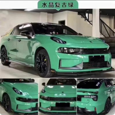 Car paint protective film — Color Change Film PET Base - pet-material-crystal-retro-green-165m