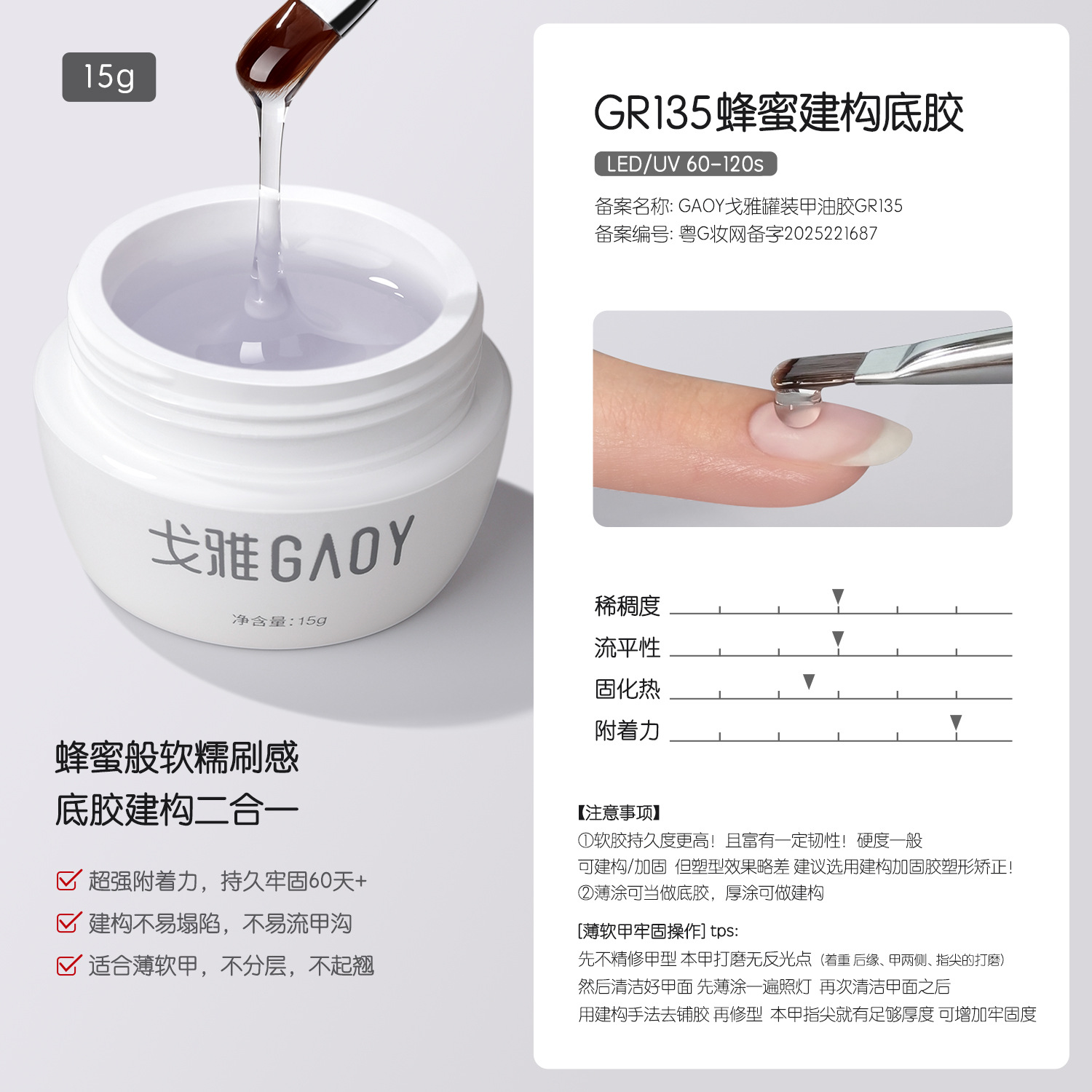 15ggr135 honey construction primer