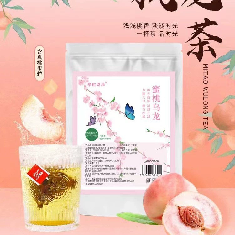Персиковый чай улун ароматный фруктовый чай богатый фруктовый чай