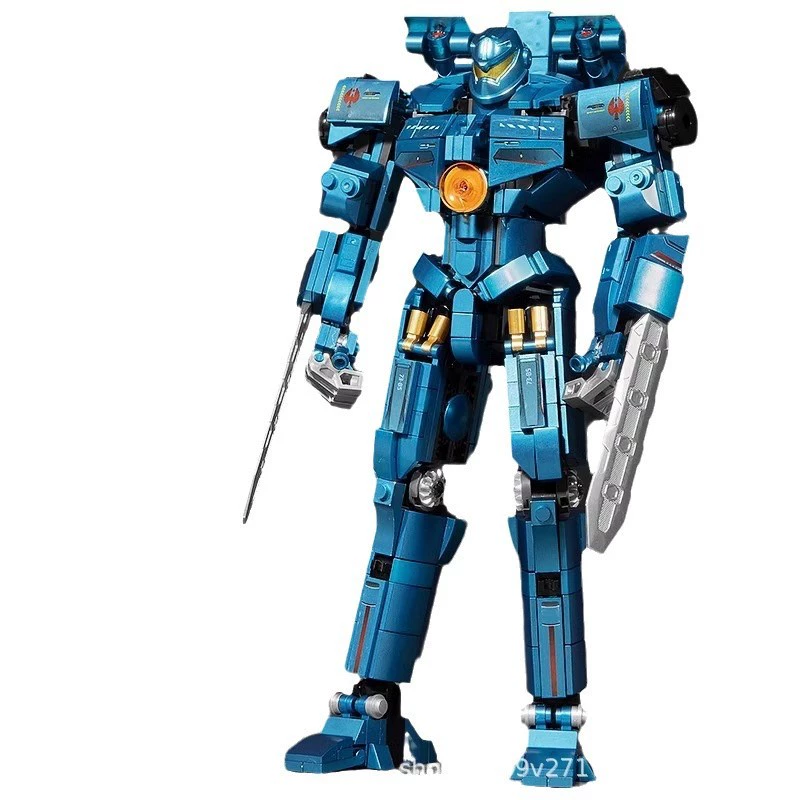 K盒子 Pacific Rim Building Block Mecha Model Assembly Toys Storm Red Dangerous Wanderer Compatible with Lego