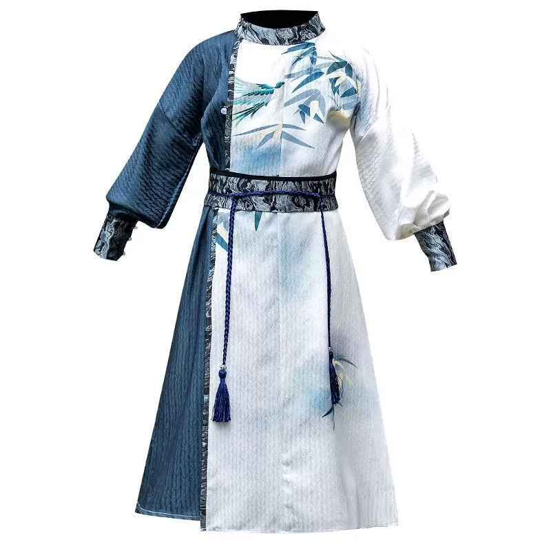 Детский весенне-осенний национальный костюм Hanfu в стиле династии Сунь, древний костюм для мальчиков, весенне-летний наряд для выступлений, традиционная китайская одежда