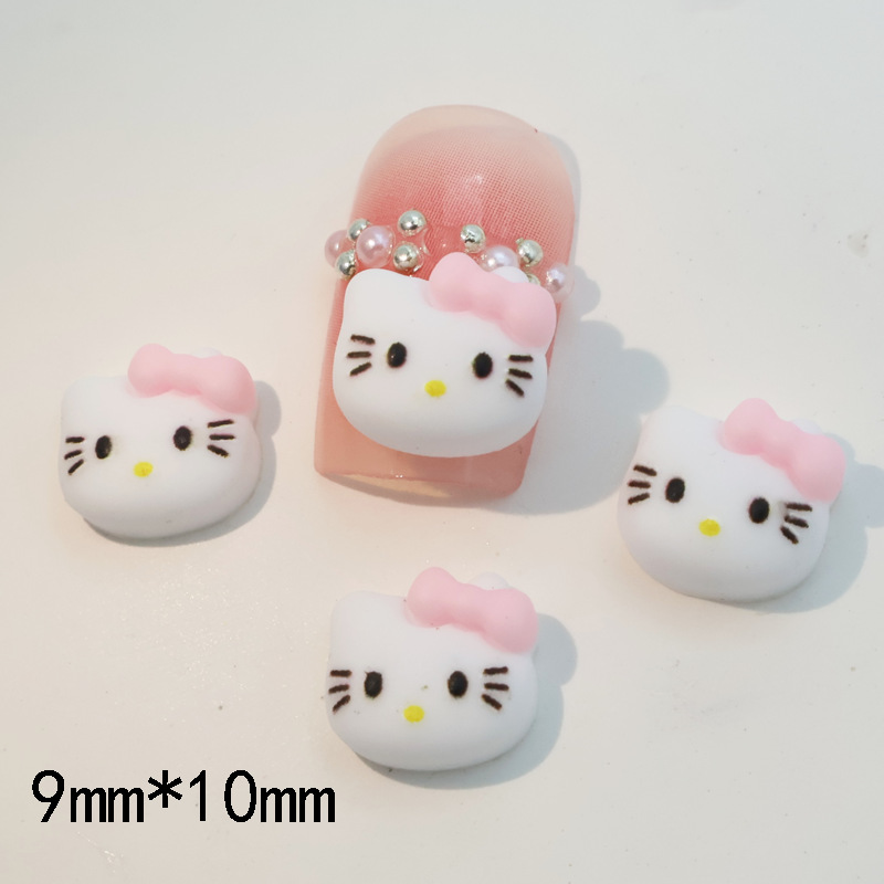 Yh116-5 white face light pink head knot cat head