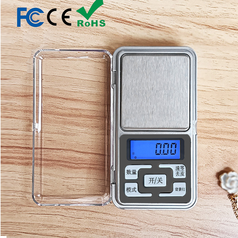 Wholesale 668 phone scale mini jewelry scale pocket scale 0.1g digital scale gram weight scale 0.01g carat scale cross-border