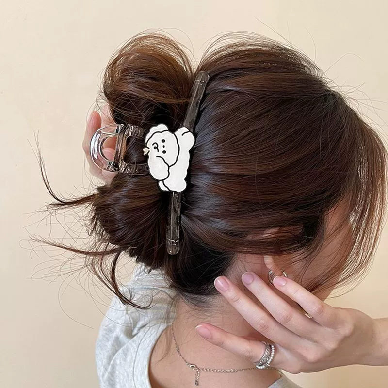 Cartoon cute crab pin, shark, hairgrip, hair accessory, new collection