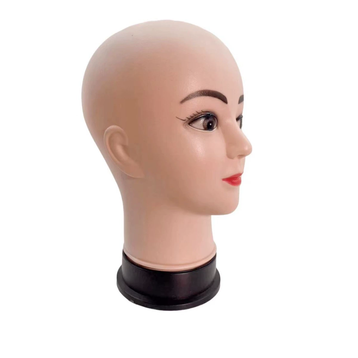 Mannequin head, hat, glasses, plastic accessory