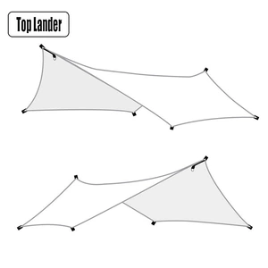 Outdoor Hexagonal Canopy Tent 3×4m Waterproof Camping Style Awning Multi-Person Camping Style Picnic Beach Awning