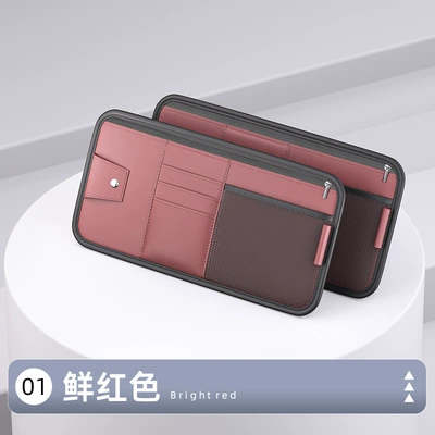 Holder, In-Car Cd Card Holder, Multimediya və saxlama aksesuarları - 3103-sun-visor-clip-red