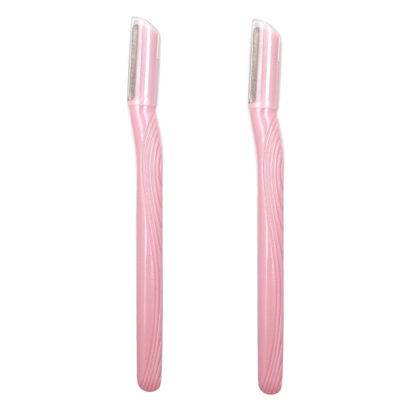 Two eyebrow shaping knives suit stainless steel eyebrow scraper eyebrow shaping tools eyebrow trimmer multi-function shaving knife eyebrow shaver